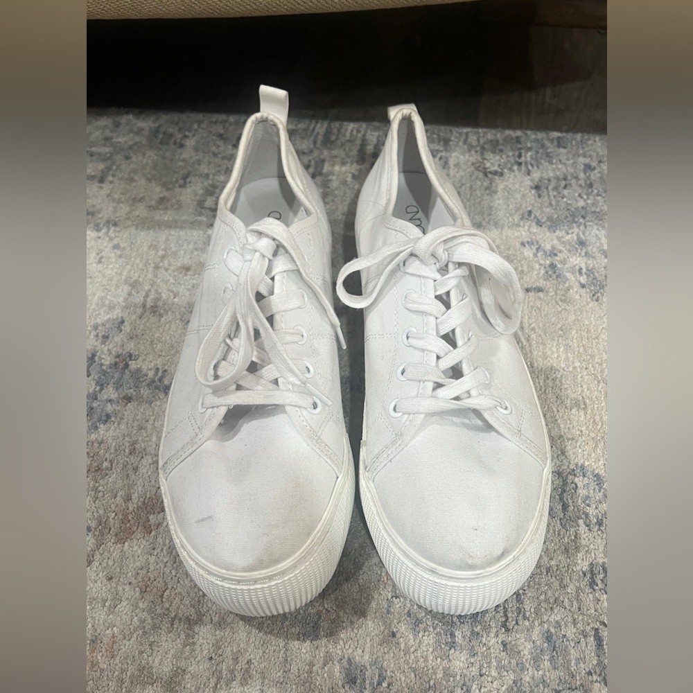 Abound White Lace-Up Sneakers